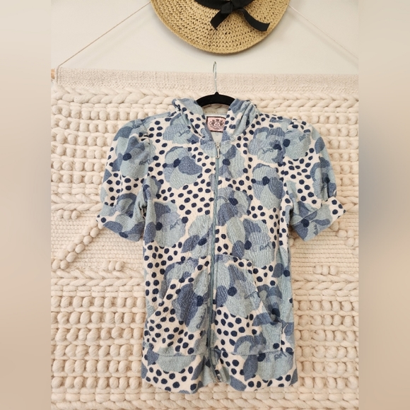 Juicy Couture Sweaters - (SOLD) Vintage Y2K Juicy Couture Terry Cloth Shirt short sleeve